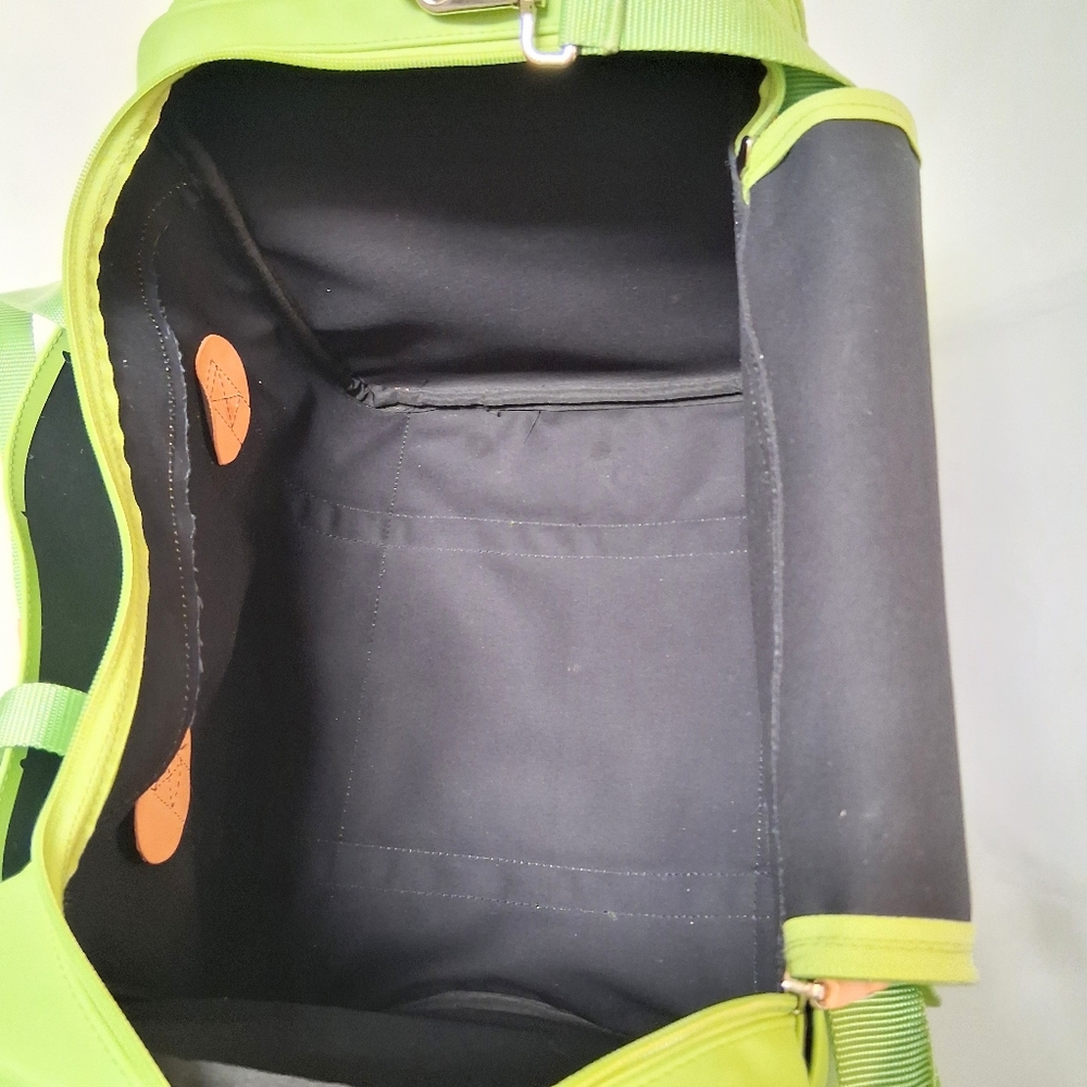 Jon Hart Large Square Green  Duffel Bag - Picture 8 of 14